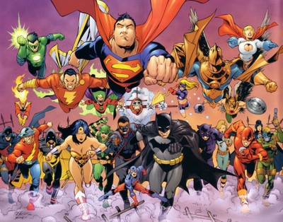 

Comics Justice League Batman Superman Green Lantern Fine Art Paper Print Poster Photographic Paper(12 inch X 18 inch, Rolled)