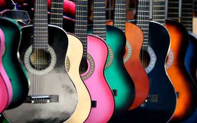 

Music Guitar HD Wallpaper Background Fine Art Print(12 inch X 18 inch, Rolled)