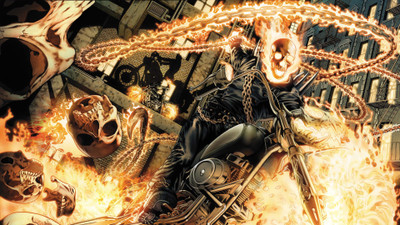 

Comics Ghost Rider Fine Art Paper Print Poster Paper Print(12 inch X 18 inch, Rolled)