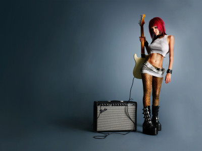 

Music Women Wall Poster Fine Art Print(12 inch X 18 inch, Rolled)
