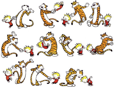 

Calvin & Hobbes Hobbes Calvin Frameless Fine Quality Poster Photographic Paper(12 inch X 18 inch, Rolled)