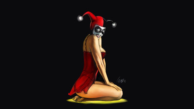 

Comics Harley Quinn HD Wallpaper Background Photographic Paper(12 inch X 18 inch, Rolled)