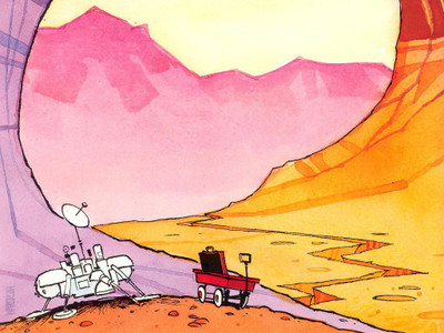 

Calvin & Hobbes Frameless Fine Quality Poster Paper Print(12 inch X 18 inch, Rolled)