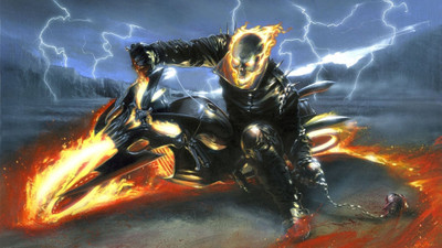 

Comics Ghost Rider Johnny Blaze HD Wallpaper Background Photographic Paper(12 inch X 18 inch, Rolled)