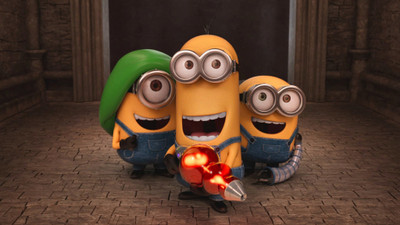 

Movie Minions Bob Stuart Kevin HD Wallpaper Background Paper Print(12 inch X 18 inch, Rolled)