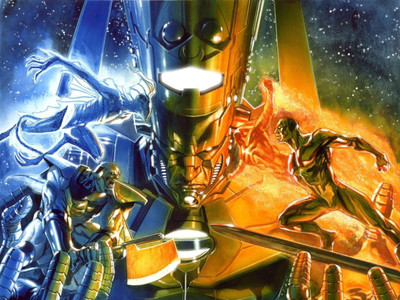 

Annihilation: Heralds Of Galactus Silver Surfer Galactus Frameless Fine Quality Poster Paper Print(12 inch X 18 inch, Rolled)