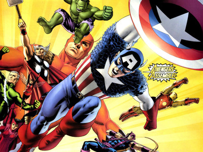 

Captain America Thor Frameless Fine Quality Poster Fine Art Print(12 inch X 18 inch, Rolled)