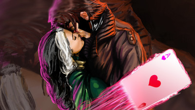 

Comics Gambit Rogue Fine Art Paper Print Poster Photographic Paper(12 inch X 18 inch, Rolled)