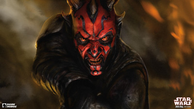 

Star Wars Darth Maul Sith Frameless Fine Quality Poster Fine Art Print(12 inch X 18 inch, Rolled)
