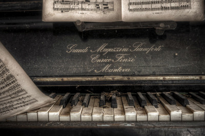 

Music Piano Close-up Sheet Music Wall Poster Fine Art Print(12 inch X 18 inch, Rolled)