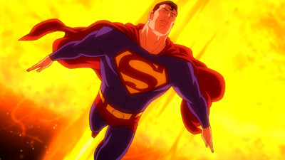 

Comics Superman HD Wall Poster Paper Print(12 inch X 18 inch, Rolled)