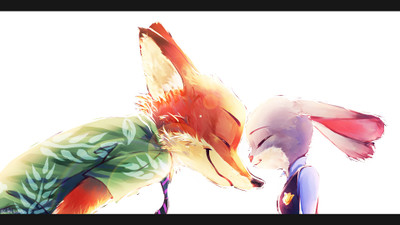 

Movie Zootopia Nick Wilde Judy Hopps HD Wallpaper Background Paper Print(12 inch X 18 inch, Rolled)
