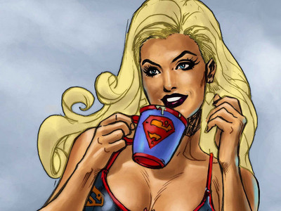 

Comics Supergirl Fine Art Paper Print Poster Photographic Paper(12 inch X 18 inch, Rolled)