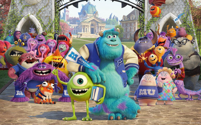 

Movie Monsters University Mike Wazowski James P. Sullivan Squishy Randall Boggs Don Terri & Terry Art Sheri Squibbles HD Wallpaper Background Paper Print(12 inch X 18 inch, Rolled)