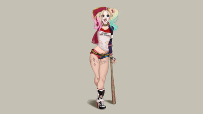 

Harley Quinn Frameless Fine Quality Poster Photographic Paper(12 inch X 18 inch, Rolled)