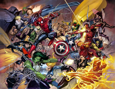 

Comics Civil War Dagger Cloak Damask Jennifer Walters Susan Storm Black Widow She-Hulk Invisible Woman Fine Art Paper Print Poster Paper Print(12 inch X 18 inch, Rolled)