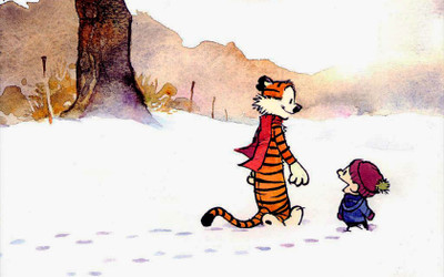 

Comics Calvin & Hobbes Hobbes Calvin Fine Art Paper Print Poster Photographic Paper(12 inch X 18 inch, Rolled)