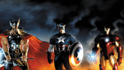 

Comics Avengers The Avengers Thor Captain America Iron Man Fine Art Paper Print Poster Paper Print(12 inch X 18 inch, Rolled)