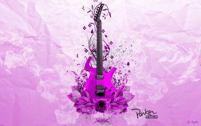 

Music Guitar Purple HD Wallpaper Background Fine Art Print(12 inch X 18 inch, Rolled)