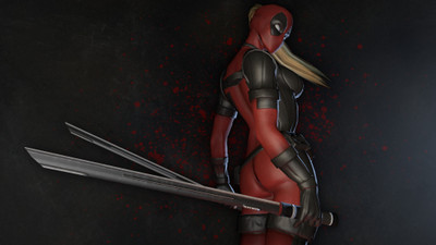 

Comics Lady Deadpool HD Wallpaper Background Paper Print(12 inch X 18 inch, Rolled)