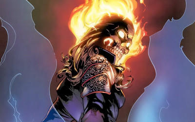 Comics Ghost Rider Fine Art Paper Print Poster Paper Print(12 inch X 18 inch, Rolled)