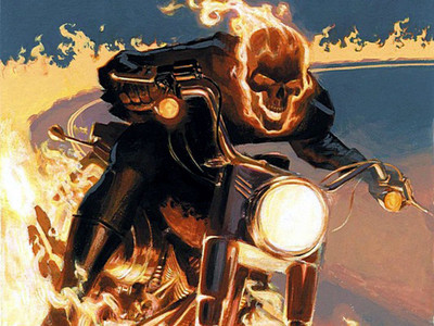 

Ghost Rider Frameless Fine Quality Poster Paper Print(12 inch X 18 inch, Rolled)