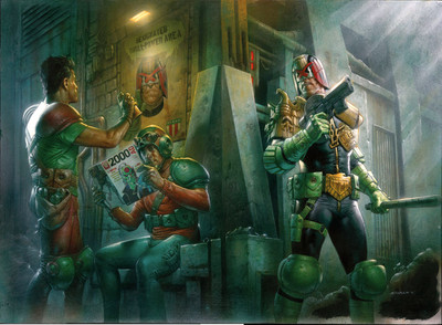 

Judge Dredd Frameless Fine Quality Poster Photographic Paper(12 inch X 18 inch, Rolled)