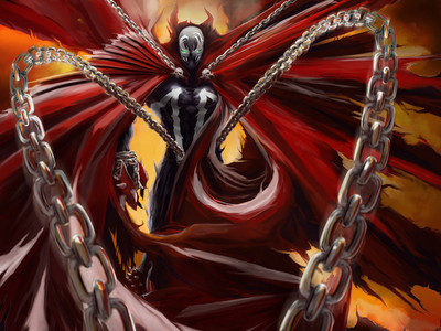 

Comics Spawn HD Wallpaper Background Fine Art Print(12 inch X 18 inch, Rolled)