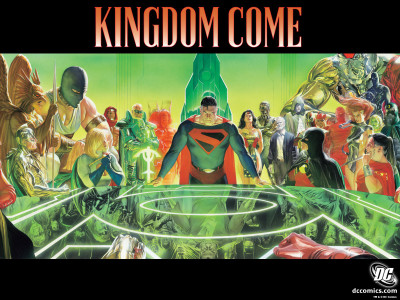 

Kingdom Come Power Girl Superman Wonder Woman Frameless Fine Quality Poster Fine Art Print(12 inch X 18 inch, Rolled)