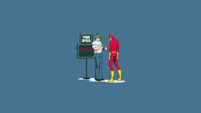 

Comics Flash HD Wallpaper Background Fine Art Print(12 inch X 18 inch, Rolled)