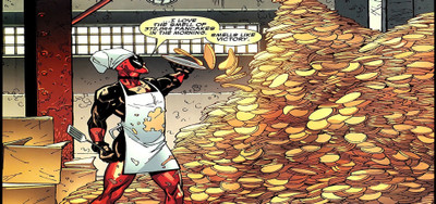 

Comics Deadpool HD Wall Poster Paper Print(12 inch X 18 inch, Rolled)