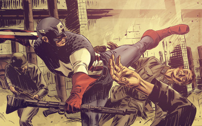 

Captain America Frameless Fine Quality Poster Paper Print(12 inch X 18 inch, Rolled)