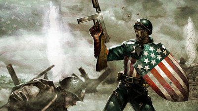

Comics Captain America HD Wallpaper Background Paper Print(12 inch X 18 inch, Rolled)