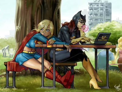 

Comics Elseworld's Finest: Supergirl & Batgirl Supergirl Batgirl Elseworld HD Wallpaper Background Fine Art Print(12 inch X 18 inch, Rolled)