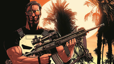 

Comics The Punisher HD Wall Poster Paper Print(12 inch X 18 inch, Rolled)