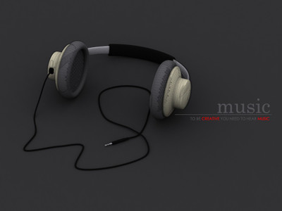 

Music Headphones HD Wallpaper Background Fine Art Print(12 inch X 18 inch, Rolled)