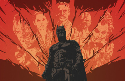 

Batman Two Face Joker Bane Catwoman Frameless Fine Quality Poster Photographic Paper(12 inch X 18 inch, Rolled)