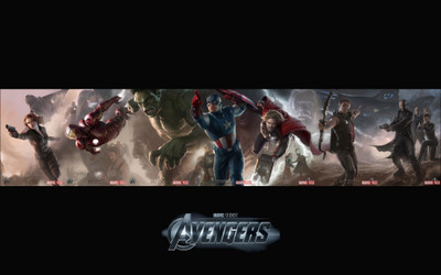 

Movie The Avengers Marvel Avengers Thor Hulk Natasha Romanoff Hawkeye Captain America Iron Man Nick Fury HD Wallpaper Background Paper Print(12 inch X 18 inch, Rolled)