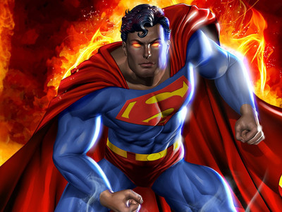 

Comics Superman Fine Art Paper Print Poster Paper Print(12 inch X 18 inch, Rolled)