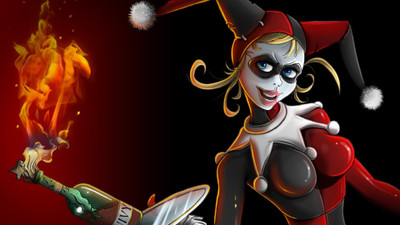 

Harley Quinn Frameless Fine Quality Poster Fine Art Print(12 inch X 18 inch, Rolled)