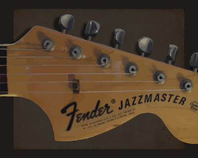 

Music Guitar HD Wallpaper Background Fine Art Print(12 inch X 18 inch, Rolled)