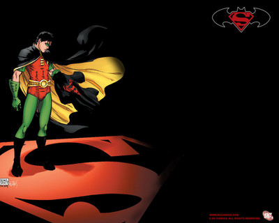 

Teen Titans Robin Superman Superhero Comic DC Frameless Fine Quality Poster Paper Print(12 inch X 18 inch, Rolled)
