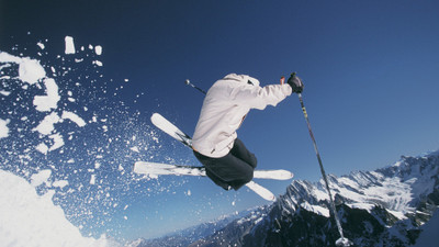 

Sports Skiing HD Wall Poster Paper Print(12 inch X 18 inch, Rolled)