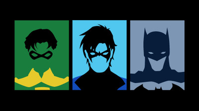 

Batman Robin Nightwing Frameless Fine Quality Poster Paper Print(12 inch X 18 inch, Rolled)