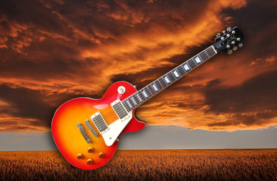 

Music Guitar HD Wallpaper Background Fine Art Print(12 inch X 18 inch, Rolled)