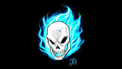 

Comics Ghost Rider Fine Art Paper Print Poster Paper Print(12 inch X 18 inch, Rolled)