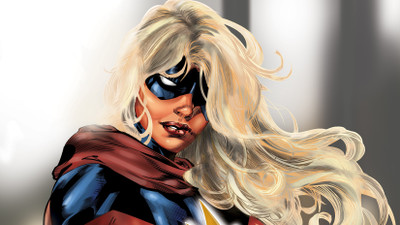 

Comics Captain Marvel HD Wallpaper Background Photographic Paper(12 inch X 18 inch, Rolled)