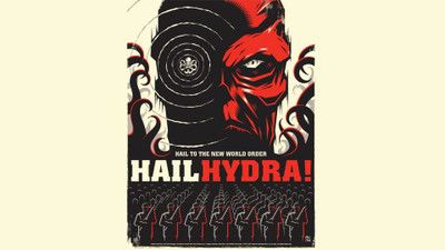 

Captain America Red Skull Hydra Frameless Fine Quality Poster Fine Art Print(12 inch X 18 inch, Rolled)