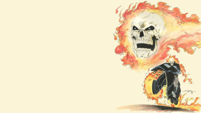 

Ghost Rider Johnny Blaze Frameless Fine Quality Poster Fine Art Print(12 inch X 18 inch, Rolled)