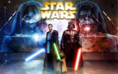 

Akhuratha Poster Movie Star Wars Darth Vader Yoda HD Wallpaper Background Fine Art Print(12 inch X 18 inch, Rolled)